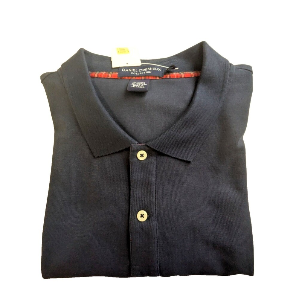Daniel Cremieux Collection Pullover Shirt Mens XXL Blue 100% Cotton NWT  VTG